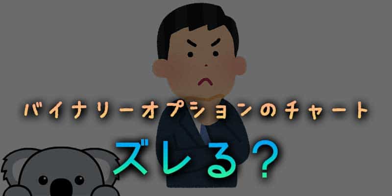 バイナリーオプションのチャートがズレる？